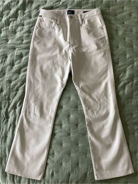 Citizens Of Humanity cream leather pants